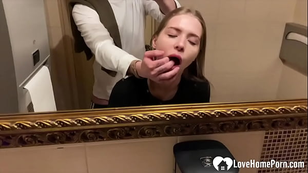 having sex in the public bathroom is fun