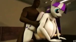 3d MLP doggy Huge Tits POV sex w/ Sound added